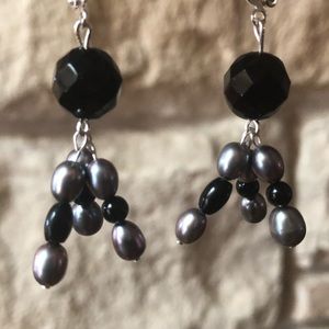 Onyx Fireworks Earrings